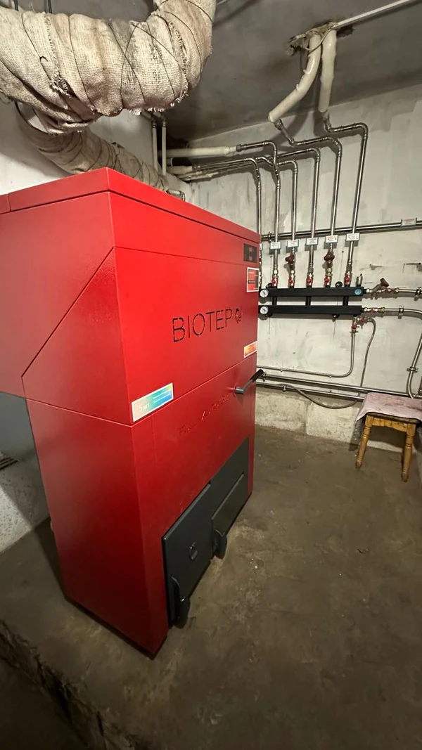 Установка котла. Монтаж отопительной системы и водоснабжение